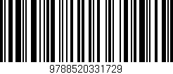 Código de barras (EAN, GTIN, SKU, ISBN): '9788520331729'