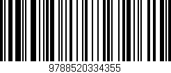 Código de barras (EAN, GTIN, SKU, ISBN): '9788520334355'