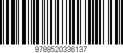 Código de barras (EAN, GTIN, SKU, ISBN): '9788520336137'