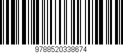 Código de barras (EAN, GTIN, SKU, ISBN): '9788520338674'