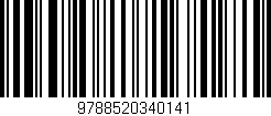 Código de barras (EAN, GTIN, SKU, ISBN): '9788520340141'