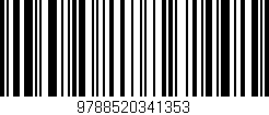Código de barras (EAN, GTIN, SKU, ISBN): '9788520341353'