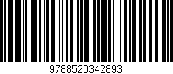 Código de barras (EAN, GTIN, SKU, ISBN): '9788520342893'