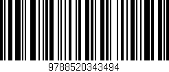 Código de barras (EAN, GTIN, SKU, ISBN): '9788520343494'