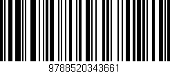 Código de barras (EAN, GTIN, SKU, ISBN): '9788520343661'