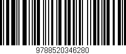 Código de barras (EAN, GTIN, SKU, ISBN): '9788520346280'