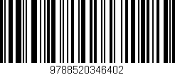 Código de barras (EAN, GTIN, SKU, ISBN): '9788520346402'
