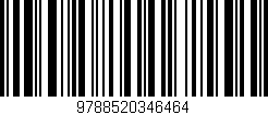 Código de barras (EAN, GTIN, SKU, ISBN): '9788520346464'