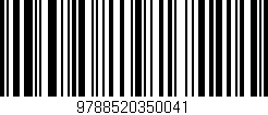 Código de barras (EAN, GTIN, SKU, ISBN): '9788520350041'
