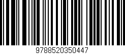 Código de barras (EAN, GTIN, SKU, ISBN): '9788520350447'