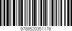 Código de barras (EAN, GTIN, SKU, ISBN): '9788520351178'