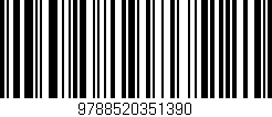 Código de barras (EAN, GTIN, SKU, ISBN): '9788520351390'