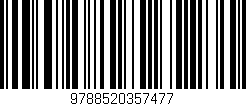 Código de barras (EAN, GTIN, SKU, ISBN): '9788520357477'