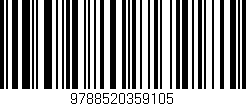 Código de barras (EAN, GTIN, SKU, ISBN): '9788520359105'