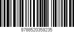Código de barras (EAN, GTIN, SKU, ISBN): '9788520359235'