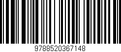 Código de barras (EAN, GTIN, SKU, ISBN): '9788520367148'