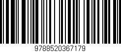 Código de barras (EAN, GTIN, SKU, ISBN): '9788520367179'