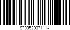 Código de barras (EAN, GTIN, SKU, ISBN): '9788520371114'