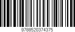 Código de barras (EAN, GTIN, SKU, ISBN): '9788520374375'