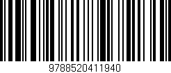Código de barras (EAN, GTIN, SKU, ISBN): '9788520411940'