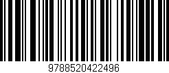 Código de barras (EAN, GTIN, SKU, ISBN): '9788520422496'