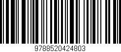 Código de barras (EAN, GTIN, SKU, ISBN): '9788520424803'