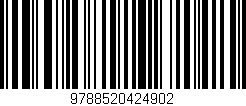Código de barras (EAN, GTIN, SKU, ISBN): '9788520424902'