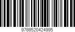 Código de barras (EAN, GTIN, SKU, ISBN): '9788520424995'
