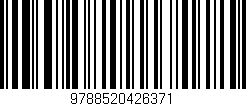 Código de barras (EAN, GTIN, SKU, ISBN): '9788520426371'