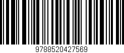Código de barras (EAN, GTIN, SKU, ISBN): '9788520427569'