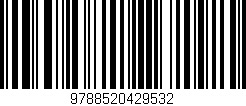 Código de barras (EAN, GTIN, SKU, ISBN): '9788520429532'
