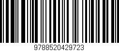 Código de barras (EAN, GTIN, SKU, ISBN): '9788520429723'