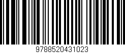 Código de barras (EAN, GTIN, SKU, ISBN): '9788520431023'