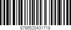 Código de barras (EAN, GTIN, SKU, ISBN): '9788520431719'