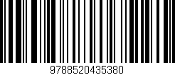 Código de barras (EAN, GTIN, SKU, ISBN): '9788520435380'
