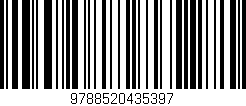 Código de barras (EAN, GTIN, SKU, ISBN): '9788520435397'