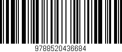 Código de barras (EAN, GTIN, SKU, ISBN): '9788520436684'