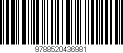 Código de barras (EAN, GTIN, SKU, ISBN): '9788520436981'