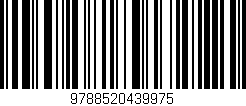 Código de barras (EAN, GTIN, SKU, ISBN): '9788520439975'