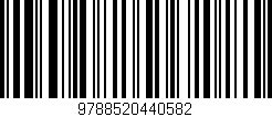 Código de barras (EAN, GTIN, SKU, ISBN): '9788520440582'