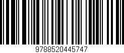 Código de barras (EAN, GTIN, SKU, ISBN): '9788520445747'