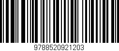 Código de barras (EAN, GTIN, SKU, ISBN): '9788520921203'