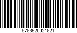 Código de barras (EAN, GTIN, SKU, ISBN): '9788520921821'