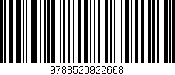 Código de barras (EAN, GTIN, SKU, ISBN): '9788520922668'