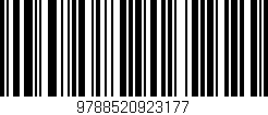 Código de barras (EAN, GTIN, SKU, ISBN): '9788520923177'