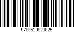 Código de barras (EAN, GTIN, SKU, ISBN): '9788520923825'