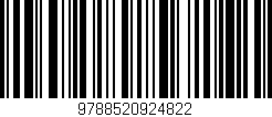 Código de barras (EAN, GTIN, SKU, ISBN): '9788520924822'