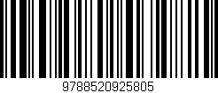 Código de barras (EAN, GTIN, SKU, ISBN): '9788520925805'