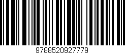Código de barras (EAN, GTIN, SKU, ISBN): '9788520927779'