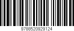 Código de barras (EAN, GTIN, SKU, ISBN): '9788520929124'